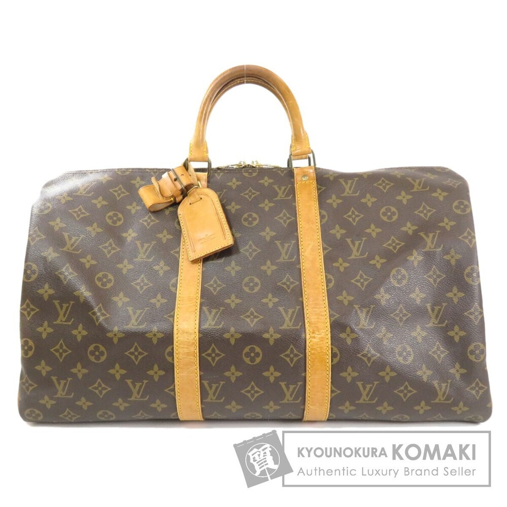 Louis Vuitton Keepall Bandouliere Monogram Boston Bag Canvas
